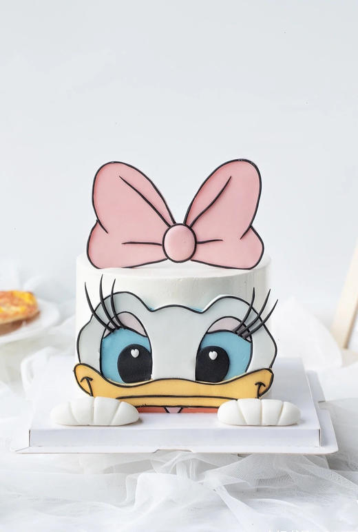 唐老鸭(奶油蛋糕，翻糖装饰，提前7天预订） 商品图0