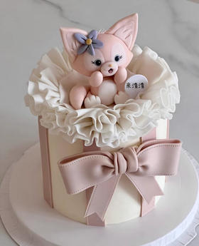 琳娜贝尔2（奶油蛋糕，翻糖装饰，提前7天预订）