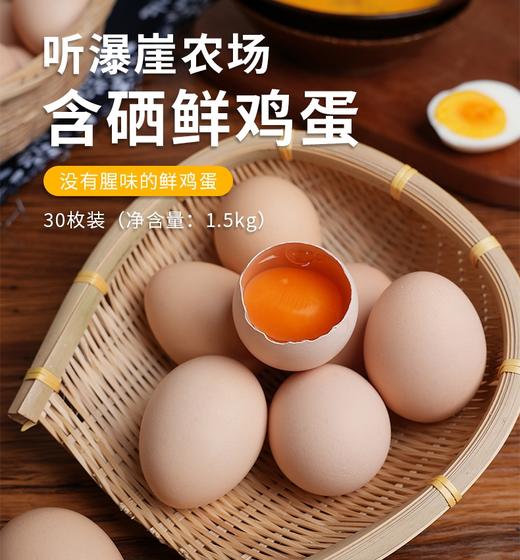 聼瀑崖 湖北硒都恩施山养含硒粉壳土鸡蛋/初生蛋 商品图5