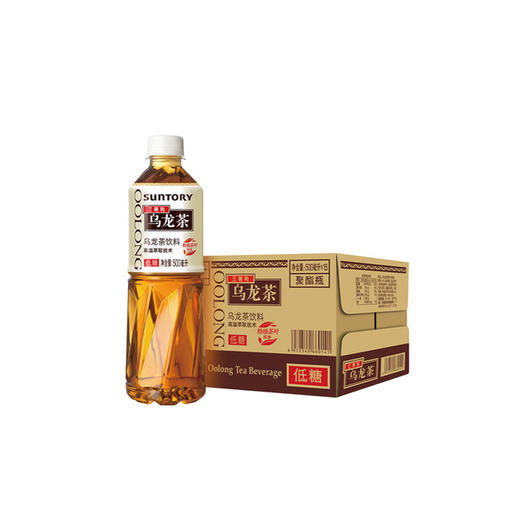 三得利乌龙茶低糖 500ml*15瓶（1箱）茶饮料 商品图1