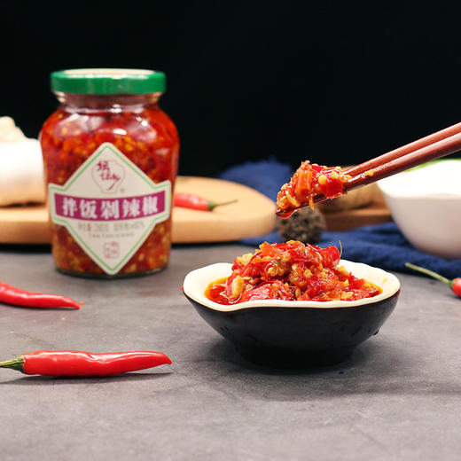 坛坛乡拌饭剁辣椒280g瓶装湖南特产辣椒酱拌饭蒸鱼头拌面酱 商品图3