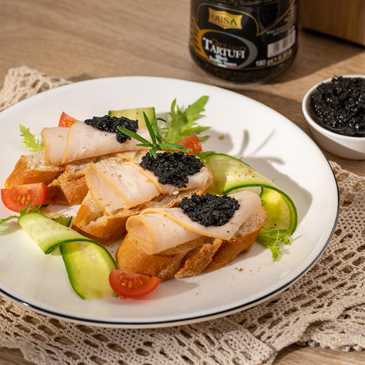 意大利进口欧萨黑松露调味酱80g/瓶意面西餐披萨拌面黑菌牛排 商品图3