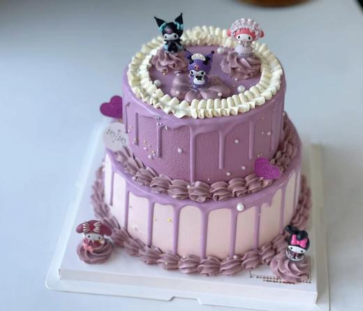 紫色娃娃蛋糕（下单现做，根据排单6小时左右） 商品图0