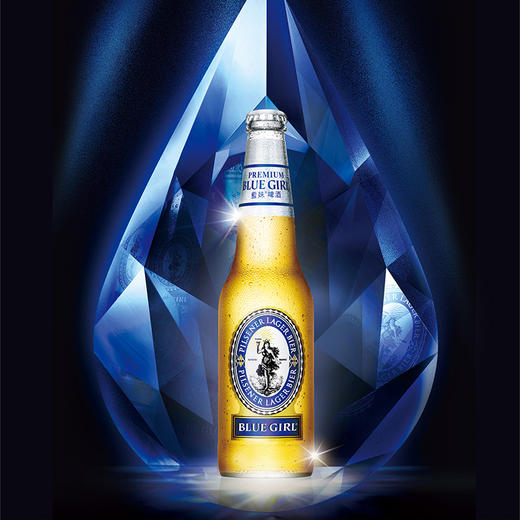 BLUEGIRL蓝妹啤酒啤酒冰镇啤酒330ml韩国啤酒 商品图0