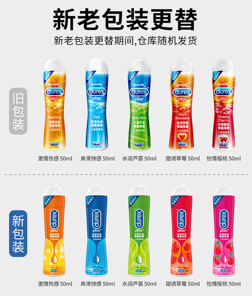 杜蕾斯人体润滑油杜蕾斯杜蕾斯草莓红色50ml 商品图3