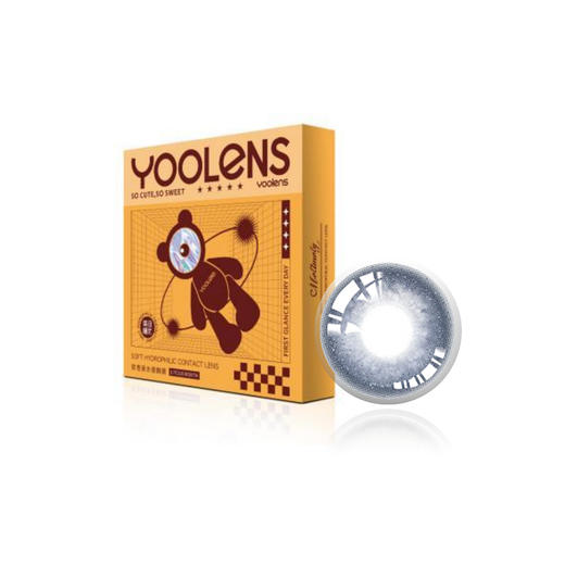 冷艳女王14.5大直径蓝色半年抛美瞳一片装（1副拍2，YB07） 商品图2