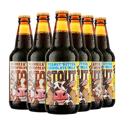 美国进口迷失海岸黑8精酿啤酒花生酱巧克力牛奶500ml 商品图1