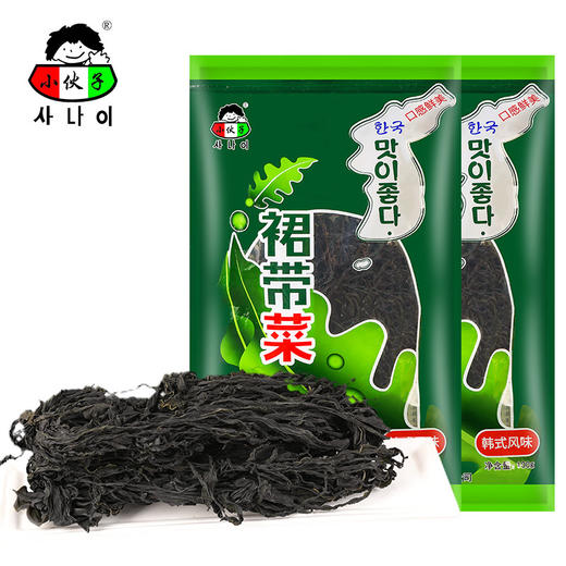 小伙子干裙带菜100g韩式干货薄海带丝易泡发无沙免洗 商品图1