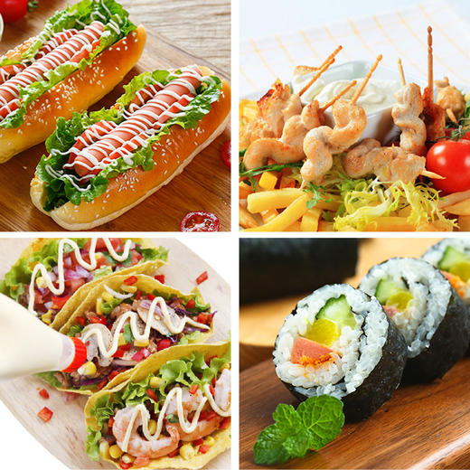 丘比沙拉酱蛋黄味150g/袋蔬菜汉堡三明治酱料面包寿司伴侣 商品图2