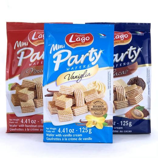 意大利爱利地迷你榛子/香草味威化饼125g 五层华夫四层夹心口味丰富 150300/050484 商品图0