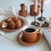 【苏州】1970s英国Hornsea Saffron咖啡杯碟 浅色几何B0156 商品缩略图7
