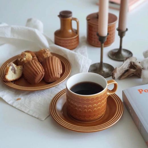 【苏州】1970s英国Hornsea Saffron咖啡杯碟 浅色几何B0156 商品图7