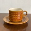 【苏州】1970s英国Hornsea Saffron咖啡杯碟 浅色几何B0156 商品缩略图0