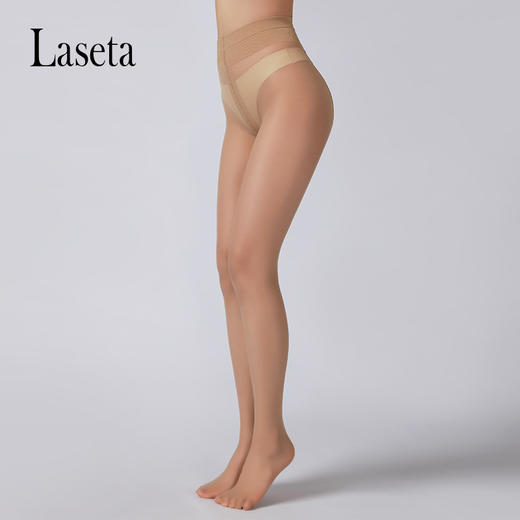 【礼】laseta蜜桃臀高腰收腹塑臀T档遮瑕超薄隐形面膜任意剪防勾连裤袜H232271458 商品图4
