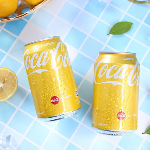 香港进口可口可乐柠檬味碳酸饮料330ml 商品图3