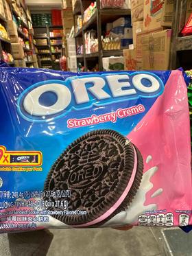 奥利奥夹心饼干草莓味