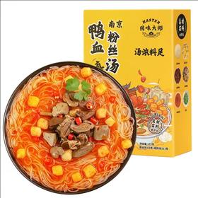 回味大师鸭状元鸭血粉丝汤经典原味盒装173g