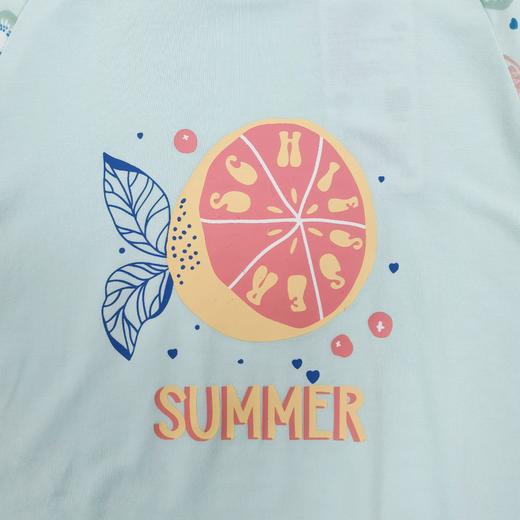 【水果派对莫代尔】SCHIESSER德国舒雅儿童睡衣春夏新款莫代尔女童家居服3F/20866H 商品图2