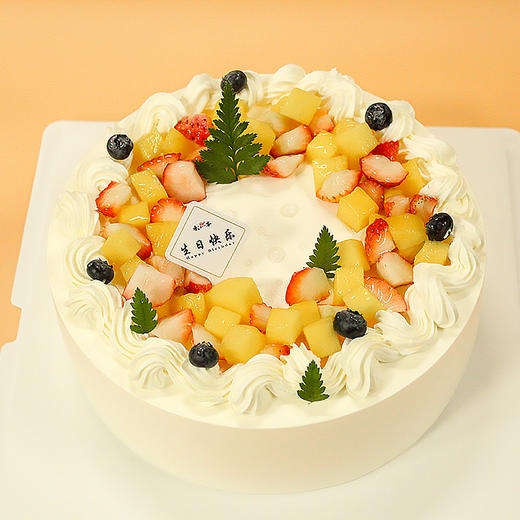 【缤纷芒芒】8英寸适合6-8人 新鲜水果（提前6--8小时下单，18:00后下单最快第二天15:30后可到店取货，具体时间看门店而定。） 商品图1