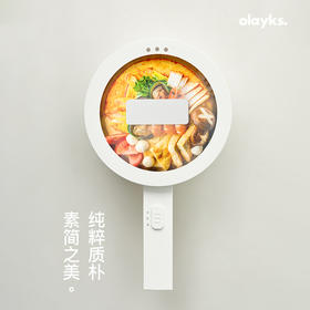olayks出口原款电煮锅宿舍学生多功能家用小电锅煮面电热火锅