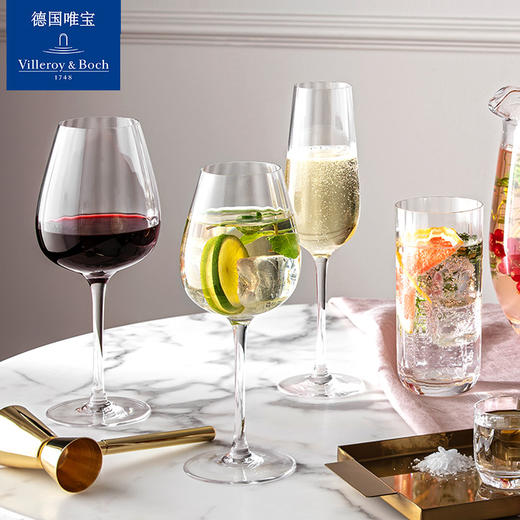 【样品特惠5折，仅2个，无货退款】villeroyboch德国唯宝进口水晶红酒杯香槟杯玫瑰花园系列【不支持补差，非质量问题不退不换】S 商品图1