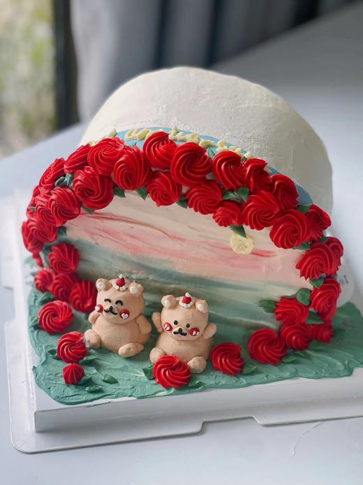 小熊情侣半圆款（提前24小时预订） 商品图0