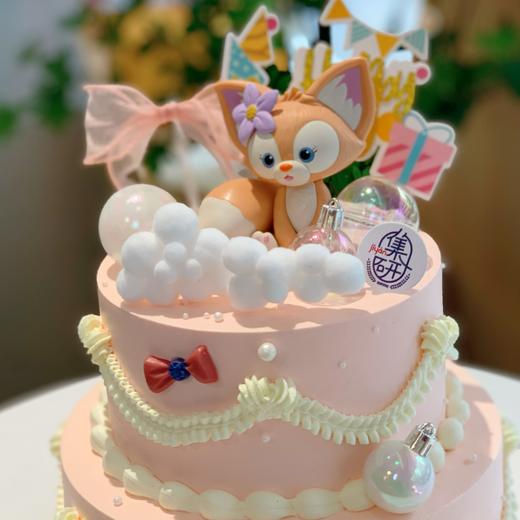 琳娜贝尔软萌可爱，小女孩看到都会很开心吧（蛋糕需提前6小时下单，不接急单）【页面往下拉，有尺寸和口味选择】 商品图0