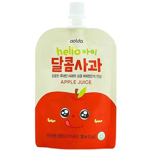 hello小孩苹果汁100ml헬로아이 달콤사과 商品图0