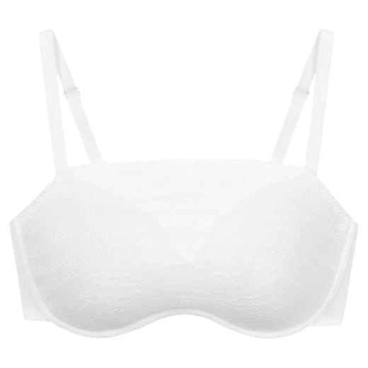 【买三免一】奶糖派大杯文胸独白蕾丝抹胸大胸显小聚拢防下垂防走光内搭内衣女 商品图5