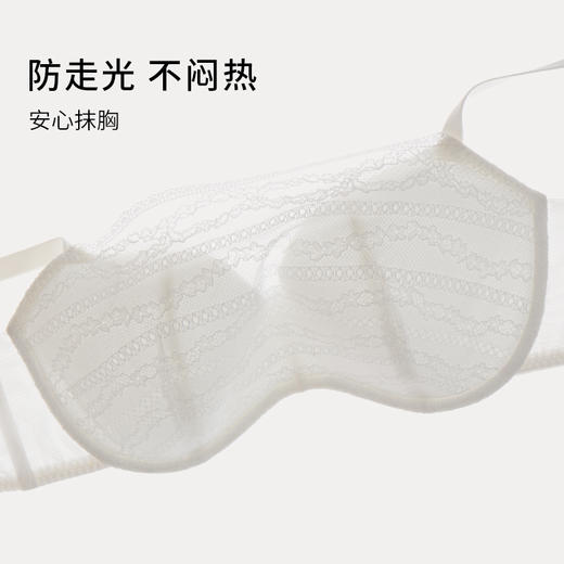 【买三免一】奶糖派大杯文胸独白蕾丝抹胸大胸显小聚拢防下垂防走光内搭内衣女 商品图2