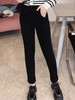 爆99！【女明星本命裤 】细长直玻尿酸润肤裤万能搭加绒弹力小黑裤高腰显瘦修身打底裤外穿H223060758 商品缩略图2