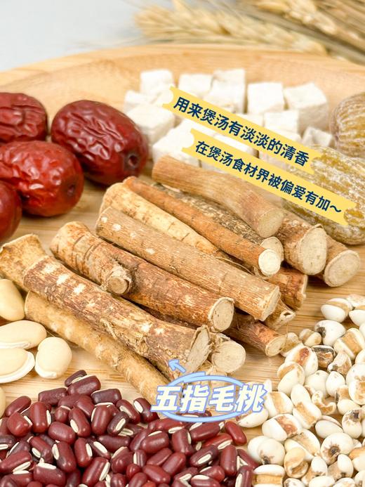 广式汤料包  五指毛桃煲汤宝 100g/袋*2袋 :茯苓 薏米 赤小豆 红枣 五指毛桃 组合 商品图4