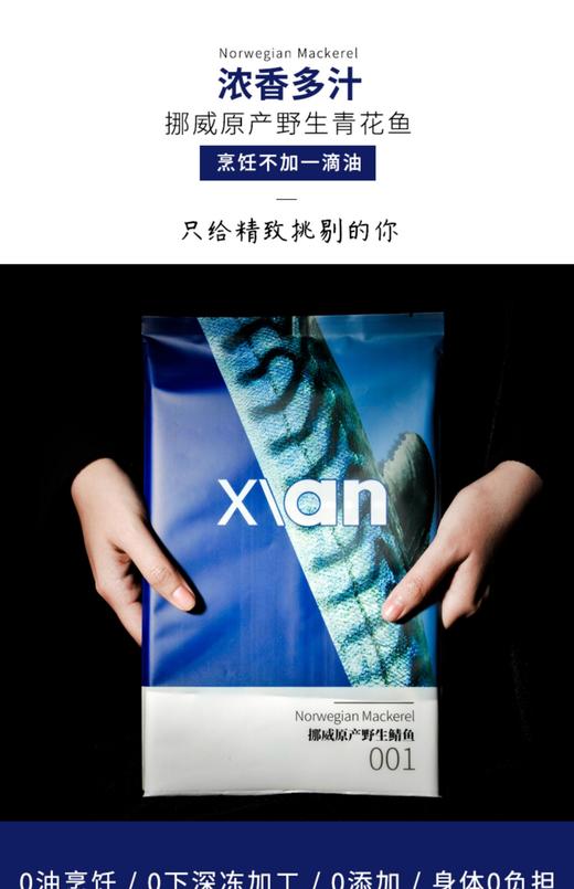 进口挪威原产 野生鲭鱼 青花鱼片  烹饪不需一滴油的“真”挪威青花鱼 商品图4