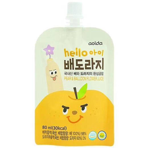 hello小孩梨桔梗汁100ml헬로아이 배도라지 商品图0
