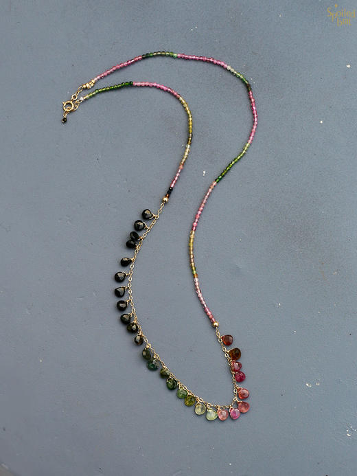 SpoiledBrat Jewelry彩虹碧玺项链 商品图0