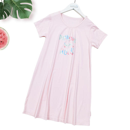 【抽象字母莫代尔】SCHIESSER德国舒雅儿童睡衣春夏新款莫代尔女童家居服3F/20863D 商品图0