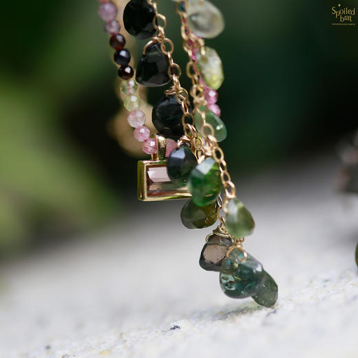 SpoiledBrat Jewelry彩虹碧玺项链 商品图5
