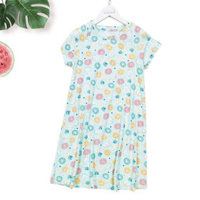 【水果派对莫代尔】SCHIESSER德国舒雅儿童睡衣春夏新款莫代尔女童家居服3F/20870D