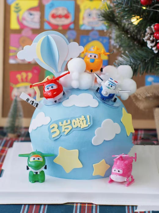 超级飞侠乐迪蛋糕（巧克力我几岁啦） 商品图0