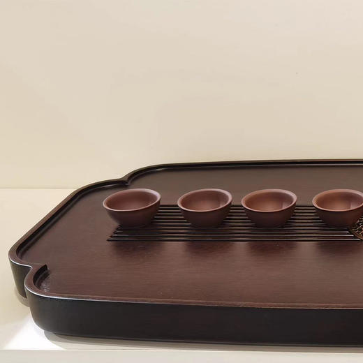 龙福-如意吉祥金丝柚木茶盘（约73*35）【不支持补差，非质量问题不退不换】S 商品图4
