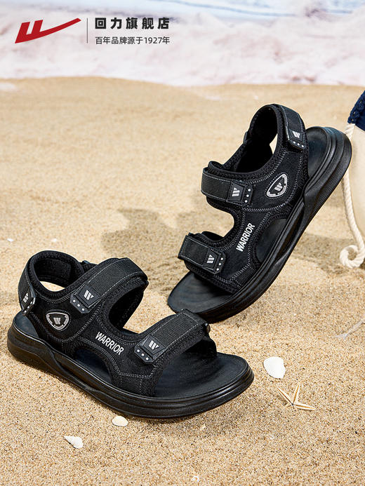 回力凉鞋男款2023新款夏季休闲鞋子男士软底开车外穿运动沙滩鞋潮WSL(WZ)-0656 商品图0