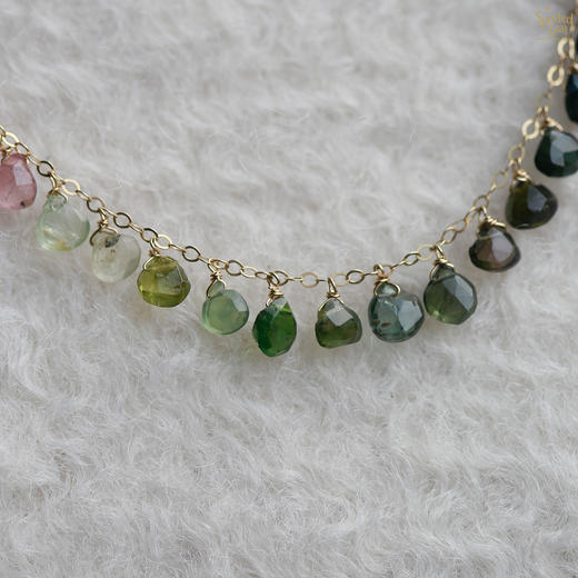 SpoiledBrat Jewelry彩虹碧玺项链 商品图3