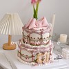 公主的花园宫廷风复古双层蝴蝶结蛋糕-低糖处理无添加 商品缩略图1
