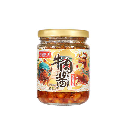 【酱香浓郁 下饭佐餐好搭档】荆裕优选酱香黄豆牛肉酱220g 商品图5
