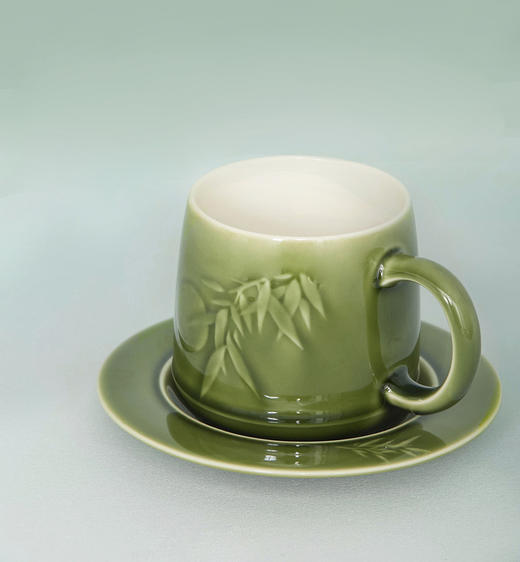 竹月雅韵咖啡杯420ml 商品图1