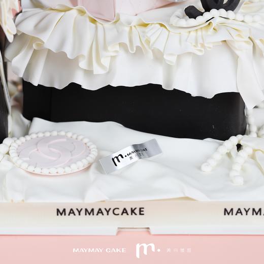 【提前五天预定】【D4376】翻糖工艺·女神香奈儿包包蛋糕 商品图3