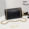 Chanel 油蜡牛皮 2.55 黑金 中号 单肩包 商品缩略图1