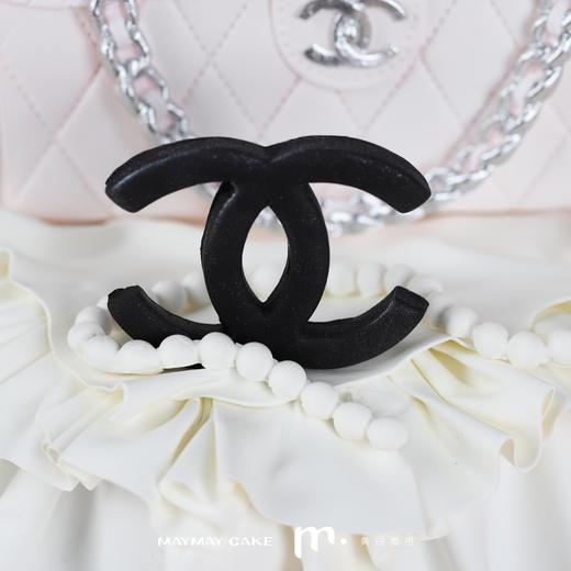 【提前五天预定】【D4376】翻糖工艺·女神香奈儿包包蛋糕 商品图2