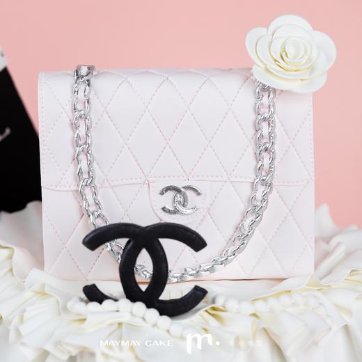 【提前五天预定】【D4376】翻糖工艺·女神香奈儿包包蛋糕 商品图1