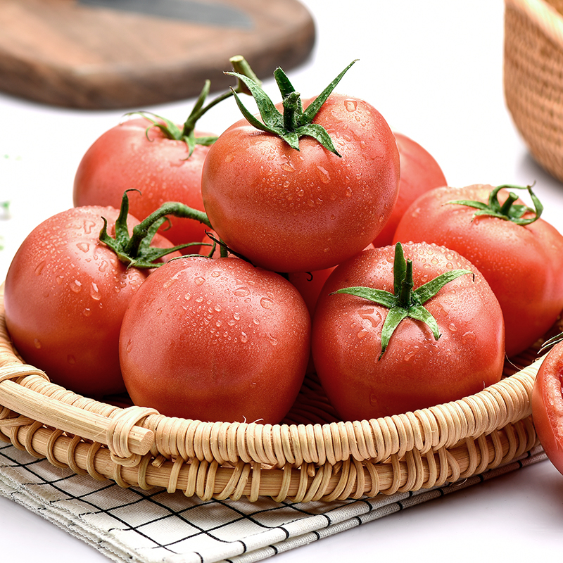 西红柿/番茄 500g（8分熟，大小随机）